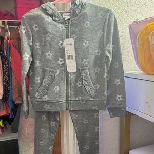 Splendid Gray Star Kids Matching Set